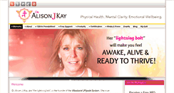 Desktop Screenshot of alisonjkay.com