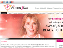 Tablet Screenshot of alisonjkay.com